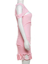 Melrose Knit Cut Out Mini Dress - Pink