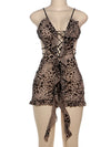 Zariah Leopard Romper