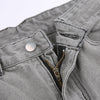 Zip Up Pocket Vintage Denim Pant