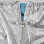 Metallic Puffer Skirt